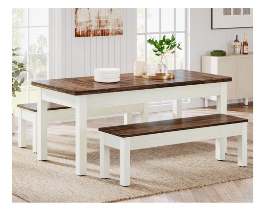 55 inch Dining Farmhouse Kitchen Set